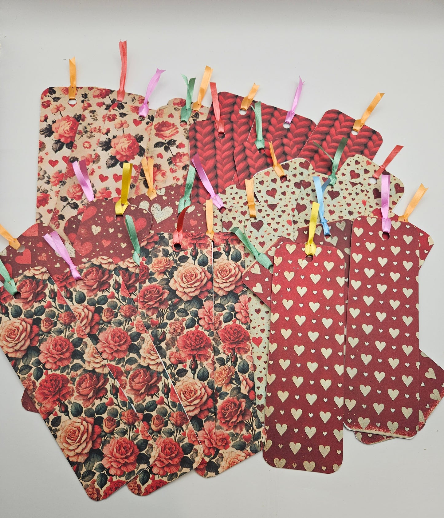 Hearts and Stripes Bookmarks Collection