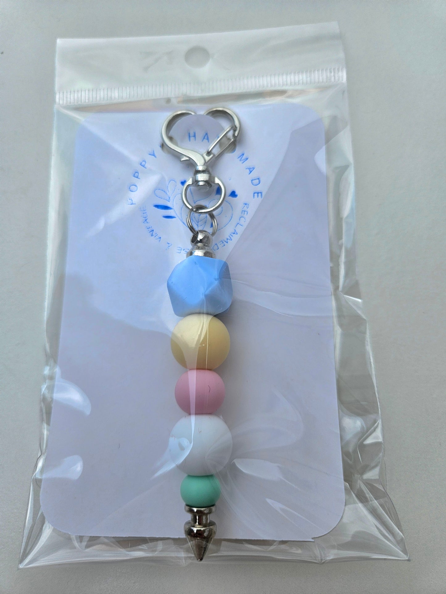 Little gems beaded keychains