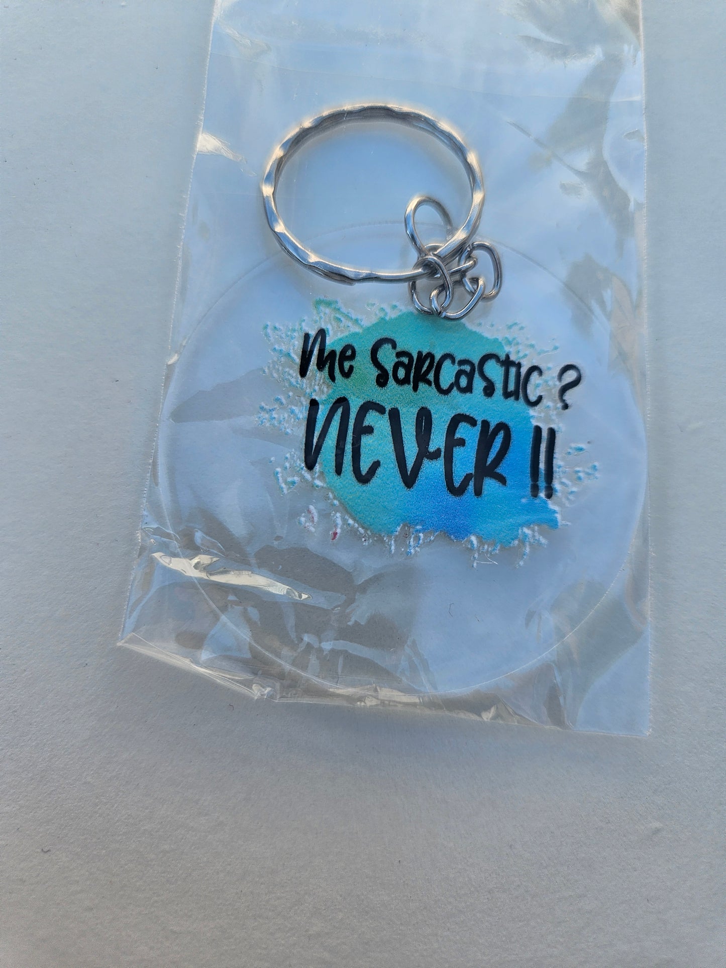 Sarcasm is my love language keychains
