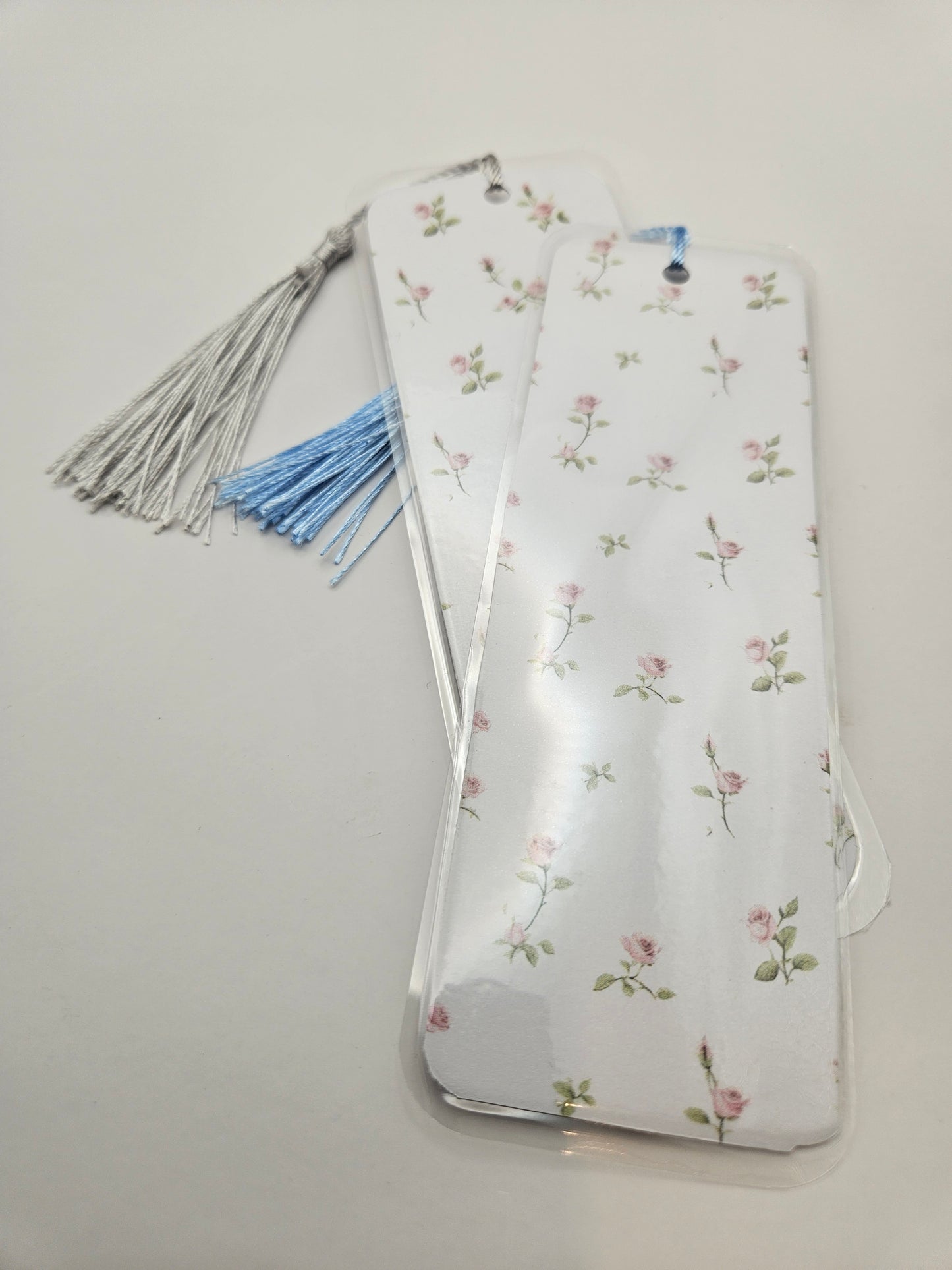 Elegant Floral and Stripes Bookmarks Collection