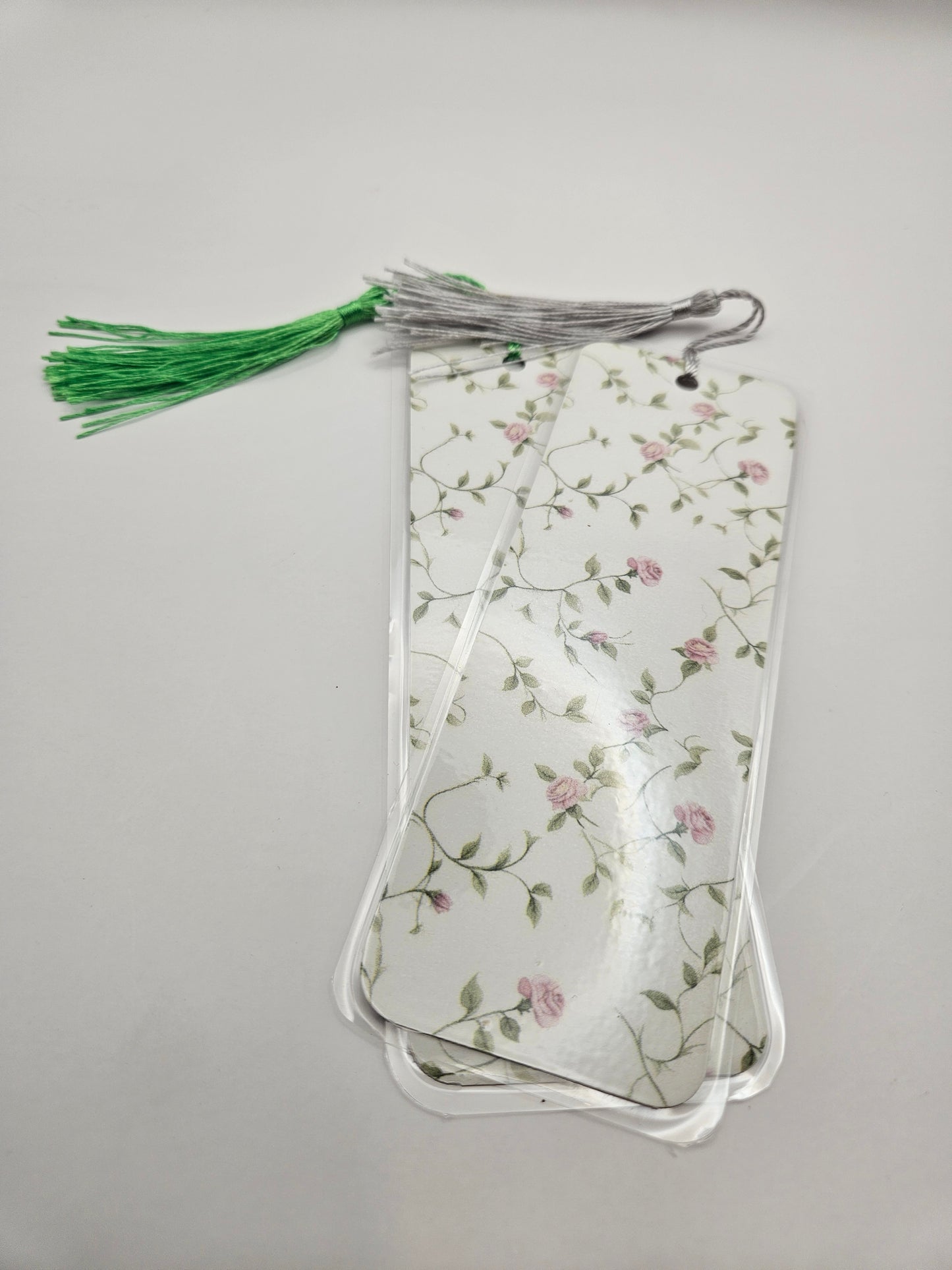 Elegant Floral and Stripes Bookmarks Collection