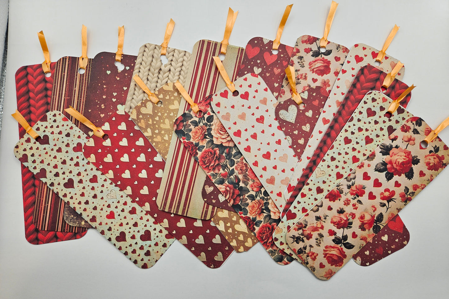 Hearts and Stripes Bookmarks Collection