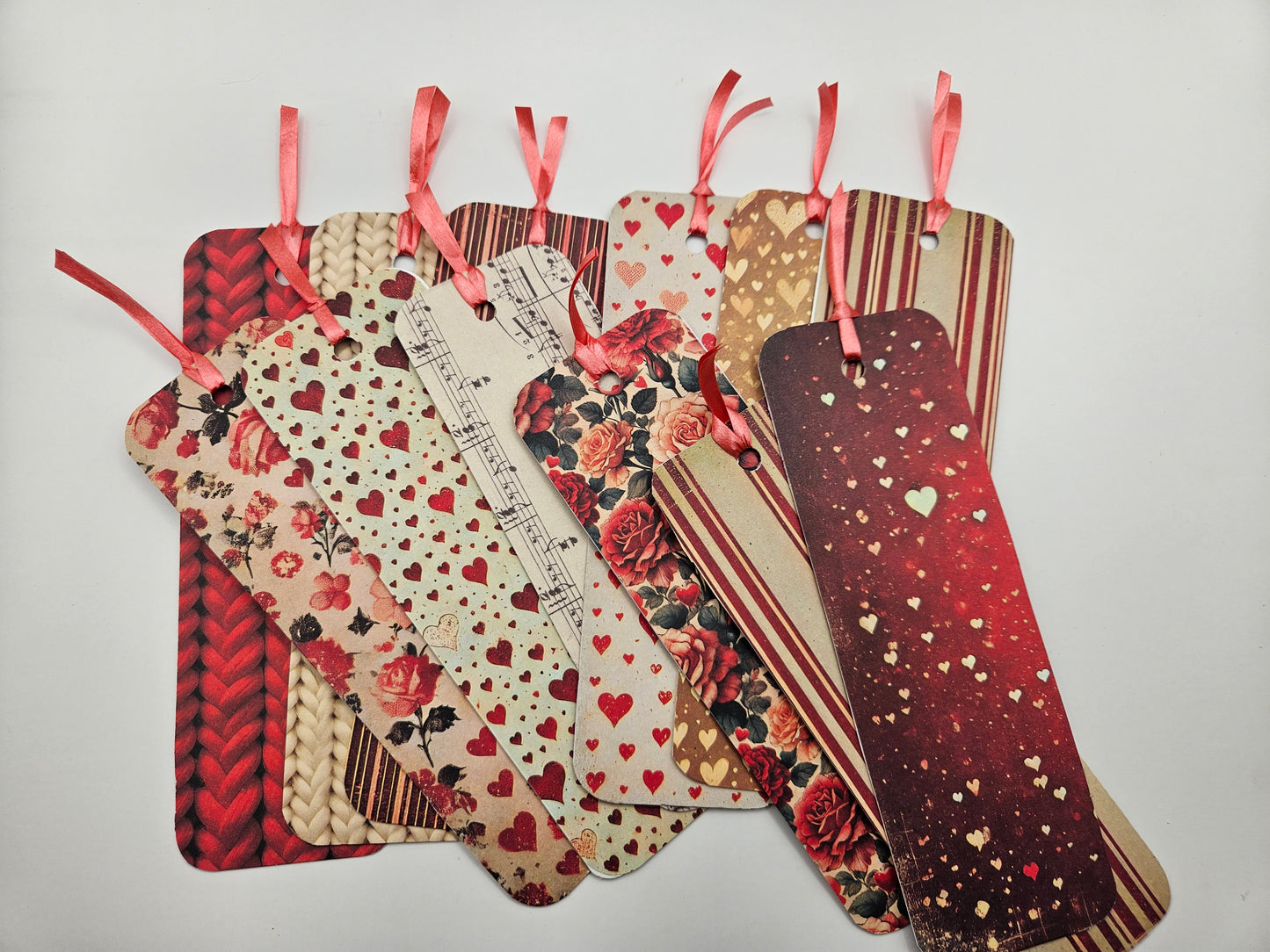 Hearts and Stripes Bookmarks Collection