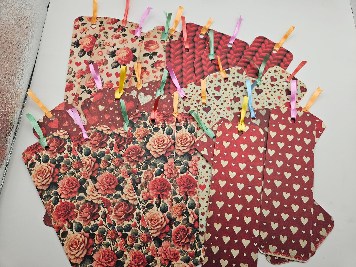 Hearts and Stripes Bookmarks Collection