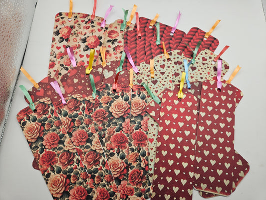 Hearts and Stripes Bookmarks Collection