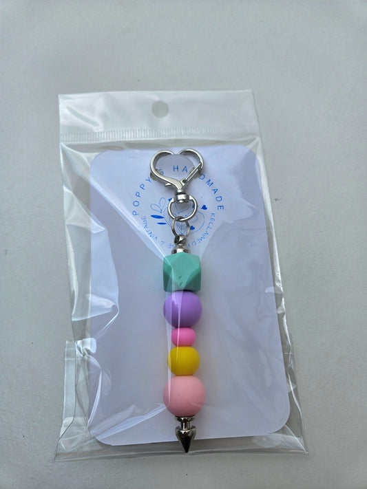Little gems beaded keychains