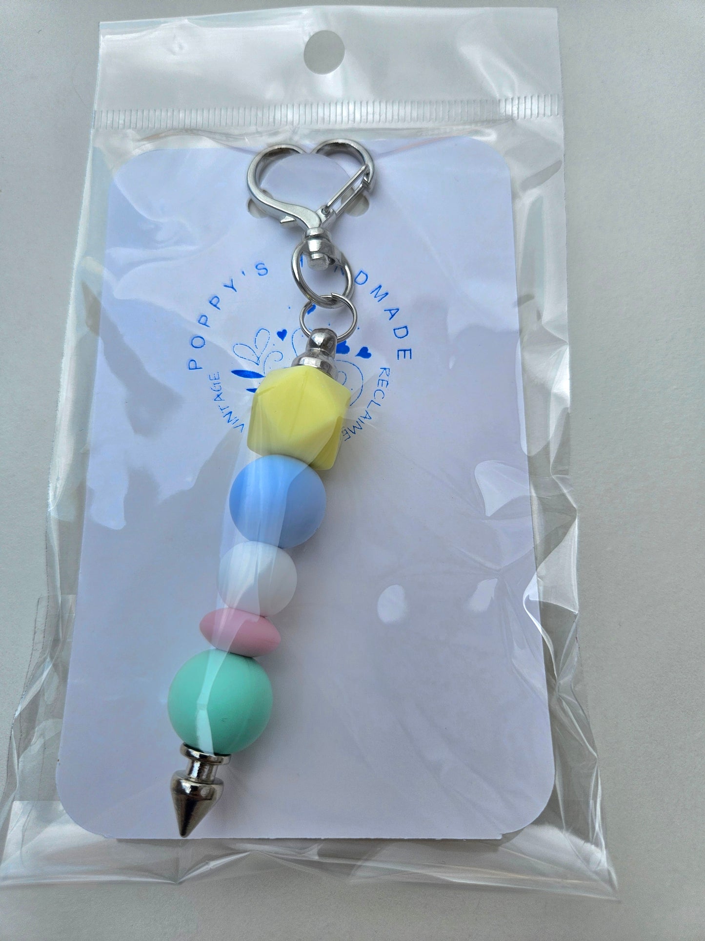 Little gems beaded keychains