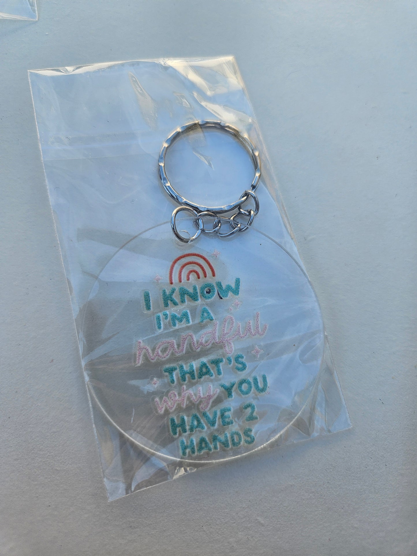 Sarcasm is my love language keychains