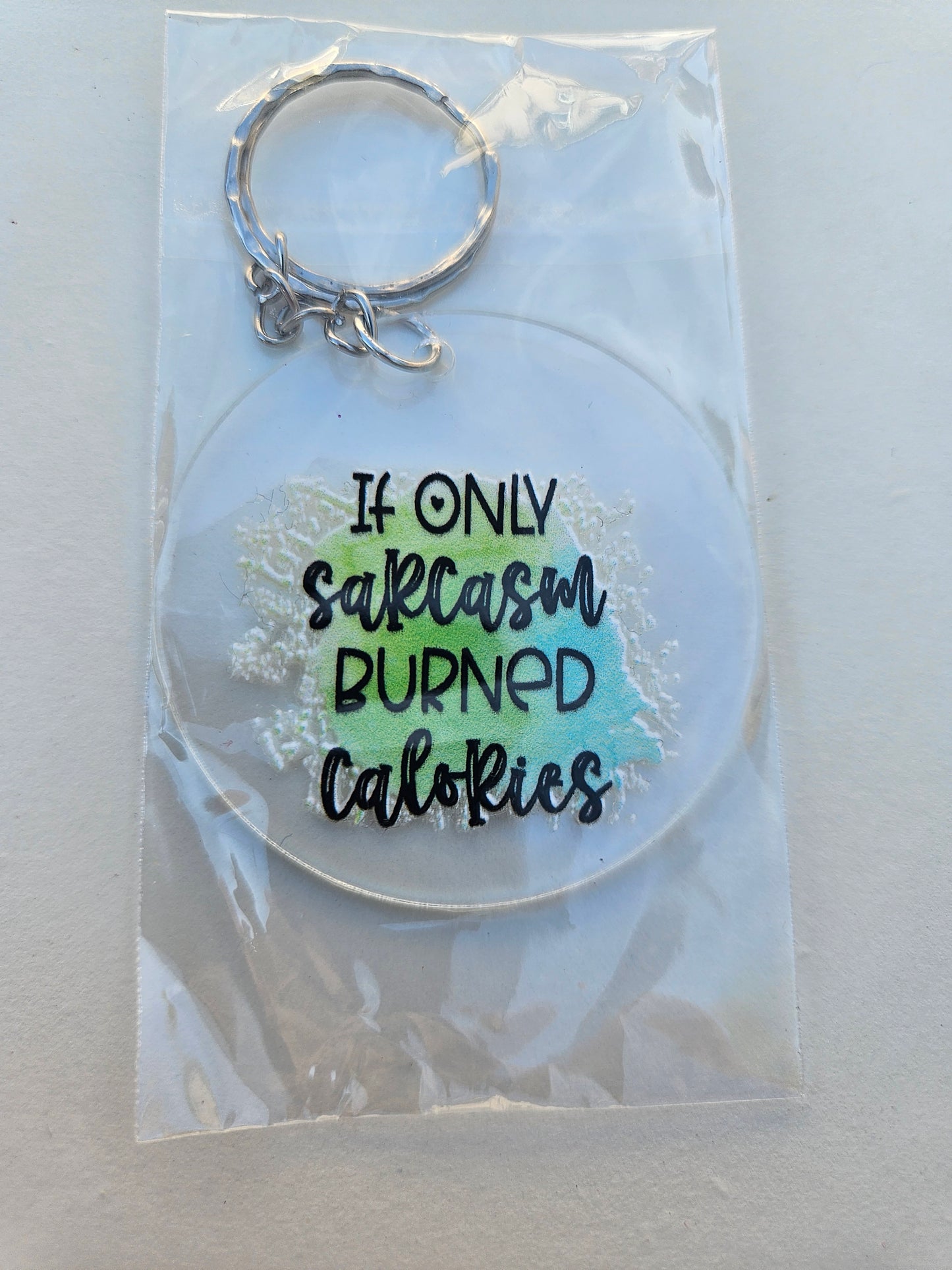 Sarcasm is my love language keychains