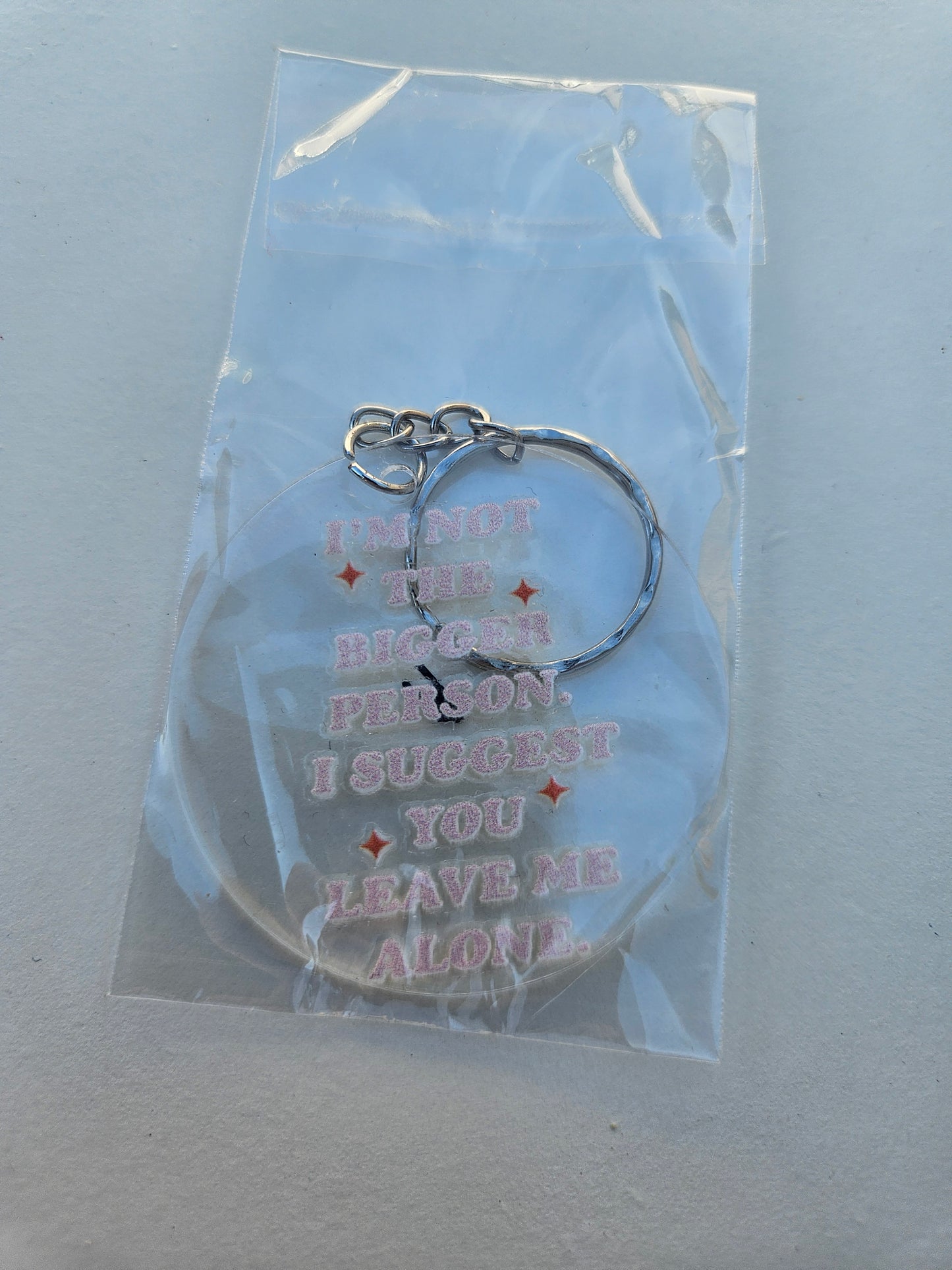 Sarcasm is my love language keychains