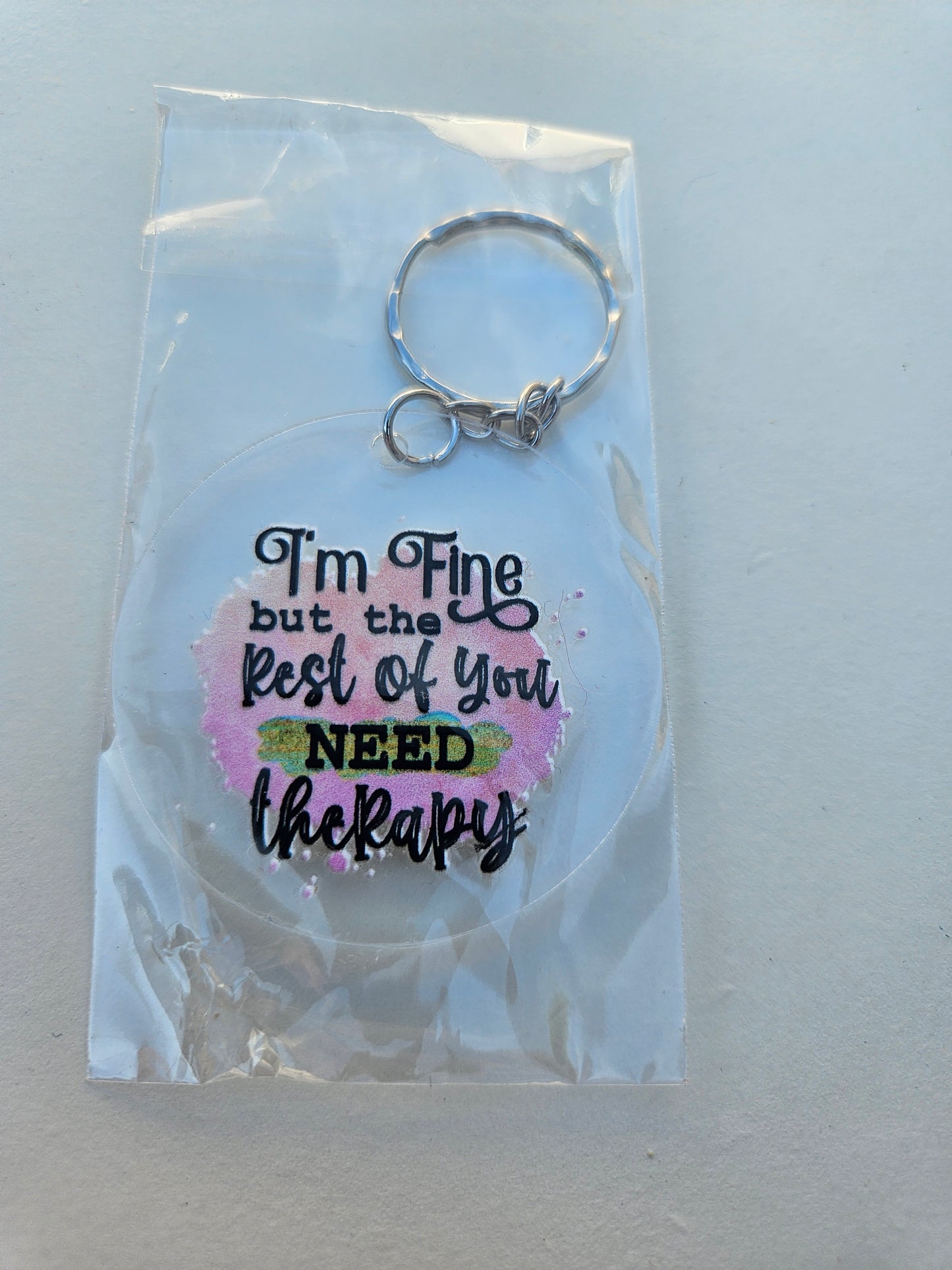 Sarcasm is my love language keychains
